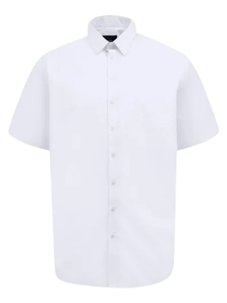 Valkoinen joustava kauluspaita