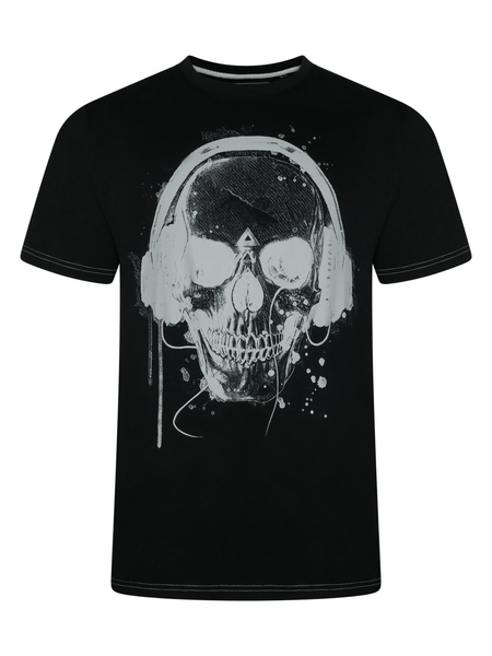 Musta p&auml;&auml;kallo t-paita