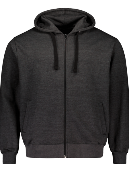 Tummanharmaa collegehuppari