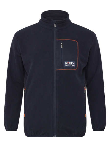 Tumman sininen fleecetakki