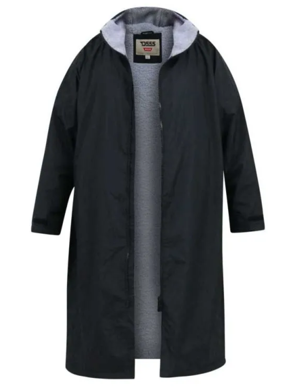 Musta changing robe takki