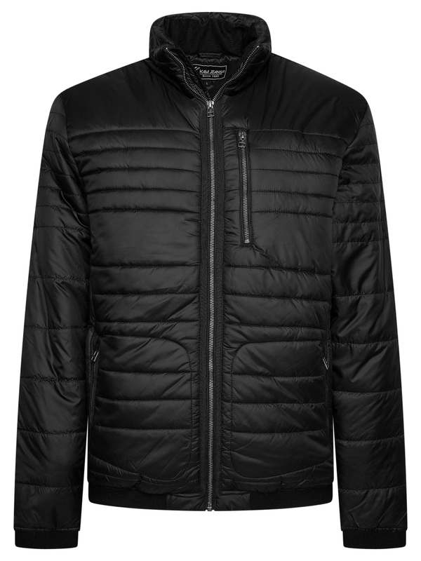 Musta kevyt toppatakki