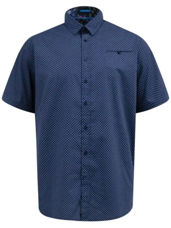 Sininen pilkku kauluspaita