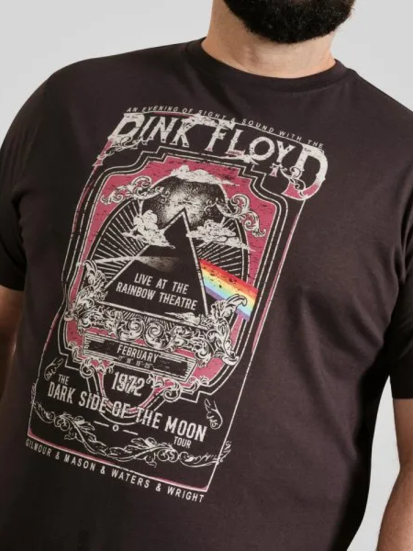 Tumman harmaa Pink Floyd t-paita