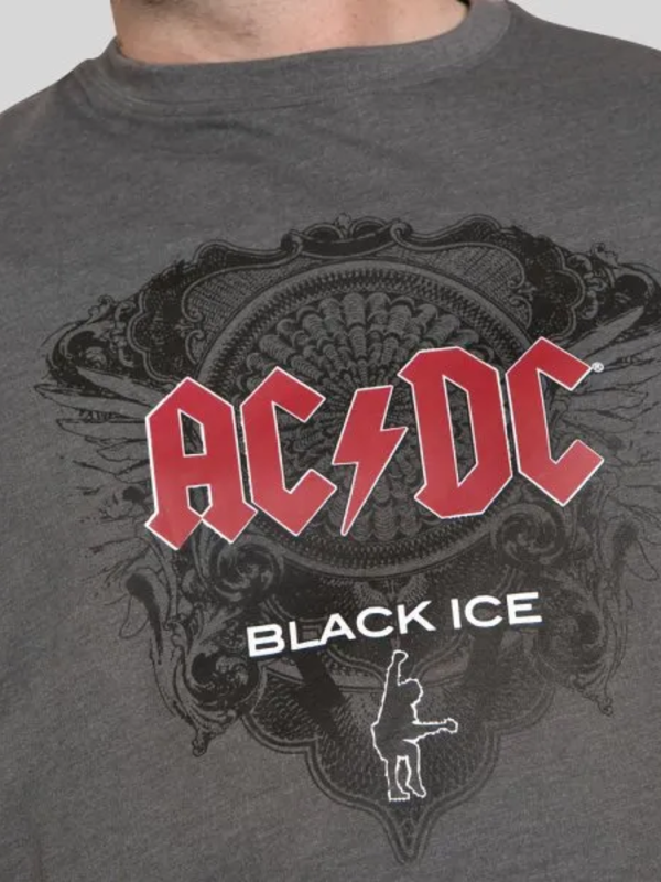 Tumman harmaa AC/DC t-paita