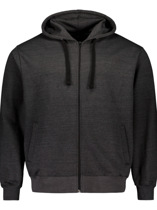 Tummanharmaa collegehuppari