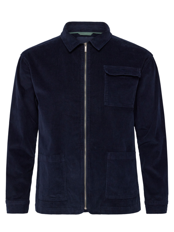 Tumman sininen samettitakki