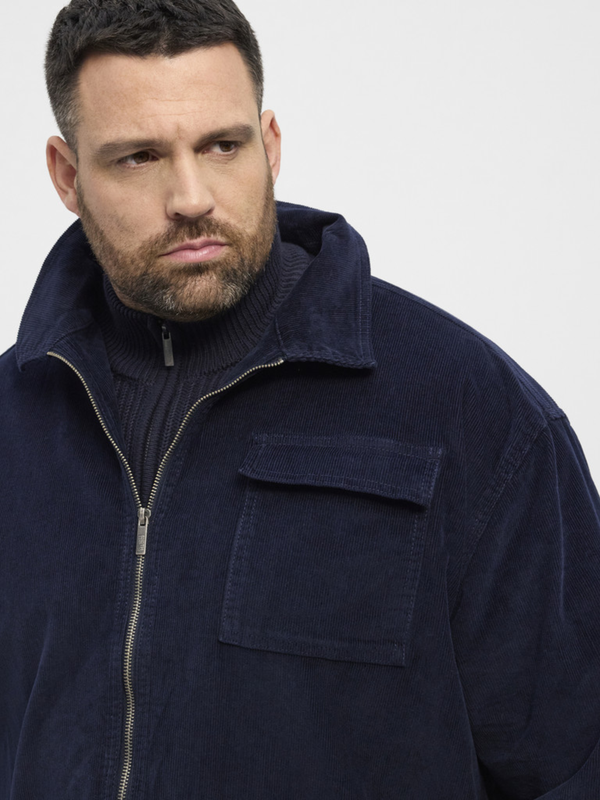 Tumman sininen samettitakki